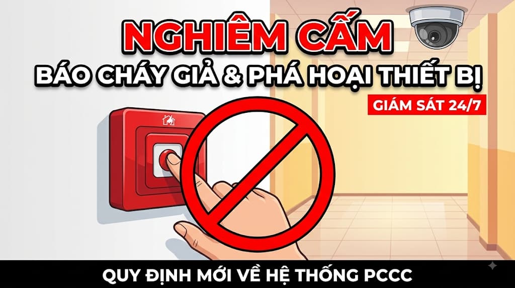 Thông báo V/v Nghiêm chỉnh chấp hành quy định sử dụng hệ thống báo cháy tự động và tăng cường công tác PCCC