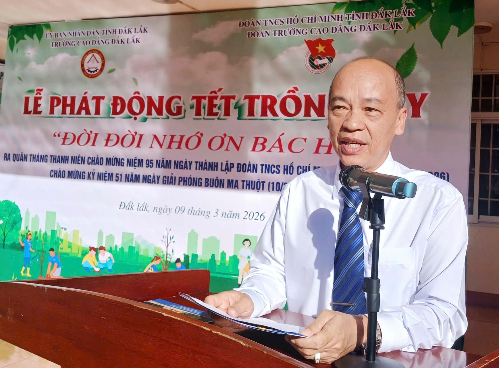 Phát động “Tết trồng cây đời đời nhớ ơn Bác Hồ’ và ra quân ‘Tháng thanh niên” năm 2026